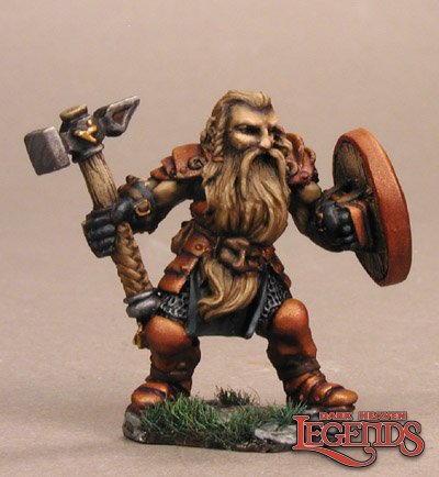 Reaper 02607: Bjorn, Dwarven Warrior, Dark Heaven Legends
