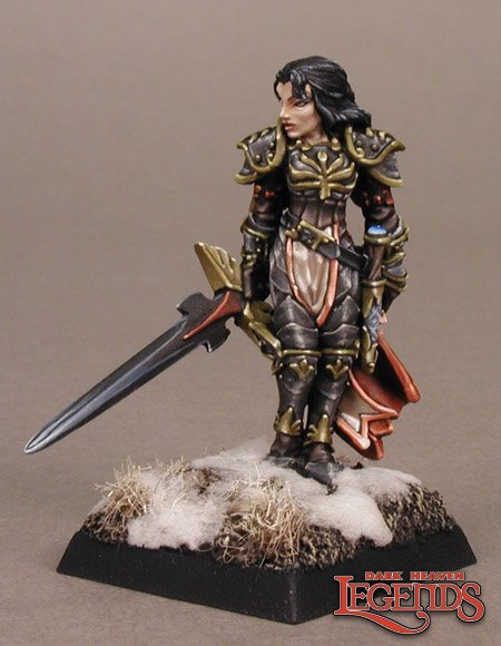 Reaper 02725: Alaine, Female Paladin, Dark Heaven Legends