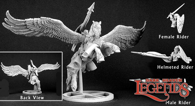 Reaper 03096: Paladin and Pegasus, Dark Heaven Legends