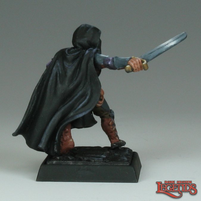 Reaper 03097: Blacksilk, Male Thief, Dark Heaven Legends