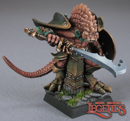 Reaper 03316: Kar'drakir, Reptus Dragonman, Dark Heaven Legends