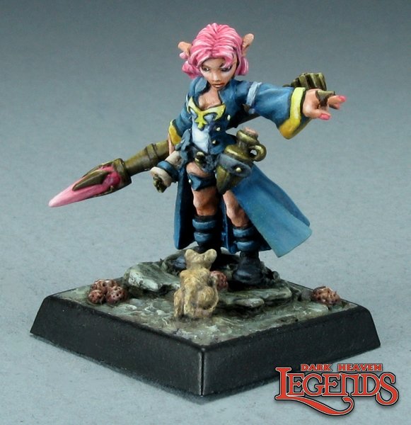 Reaper 03340: Cassie, Gnome Wizard, Dark Heaven Legends