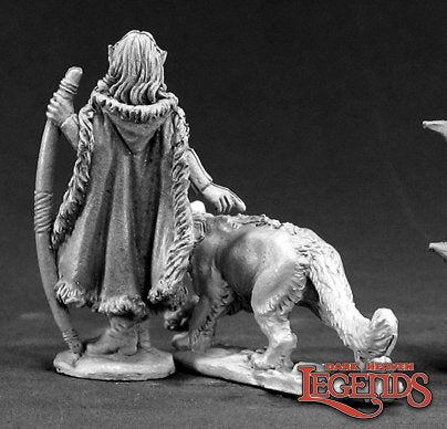 Reaper 03401: Aeris, Elf Ranger & Panther, Dark Heaven Legends