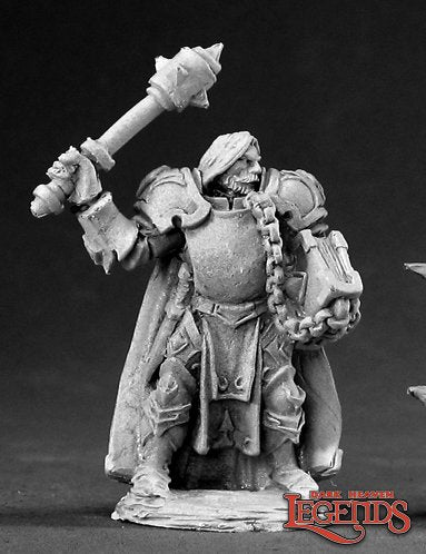 Reaper 03427: Halbarand, Cleric, Dark Heaven Legends