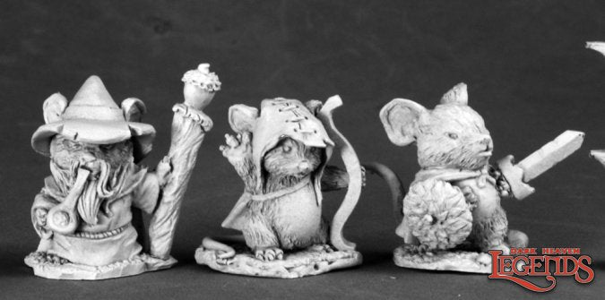 Reaper 03529: Mousling Mage Archer Warrior, Dark Heaven Legends