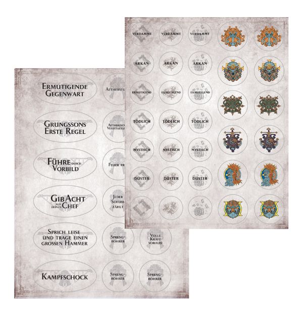 Warscroll Cards: Kharadron Overlords, German