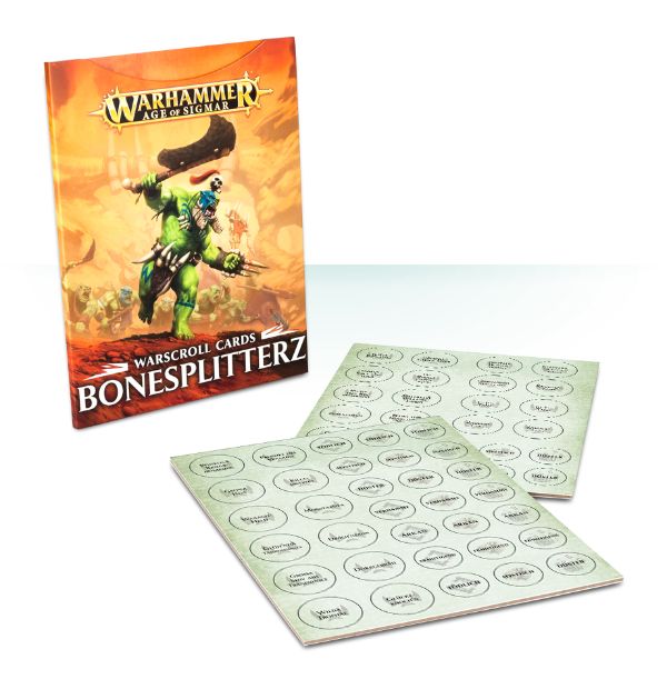 Warscroll Cards: Bonesplitterz, German