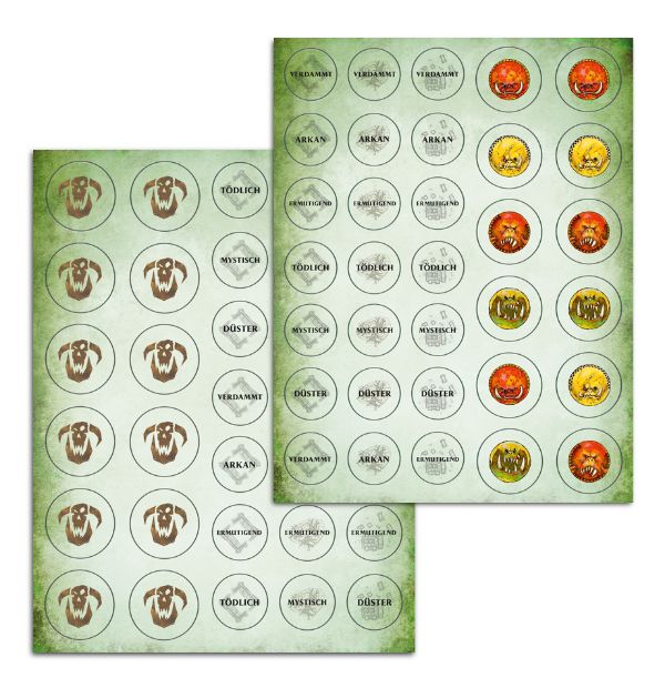 Warscroll Cards: Ironjawz, German