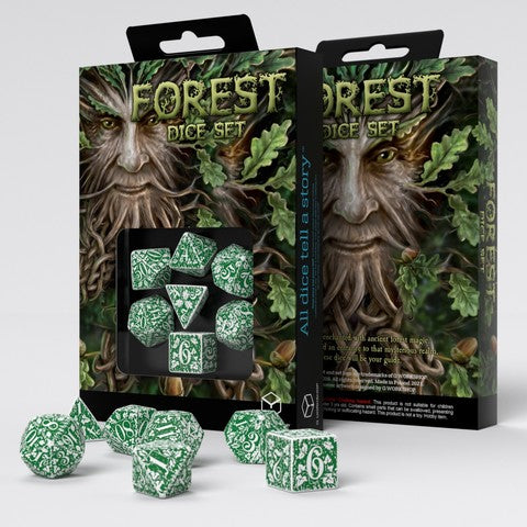 Q-Workshop Dice Set: Forest - Tundra