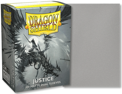 Dragon Shield Standard Sleeves - Dual Matte Justice (100 Sleeves)