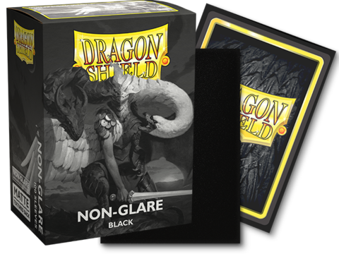 Dragon Shield Non-Glare Matte Sleeves – Black (100 Hüllen)