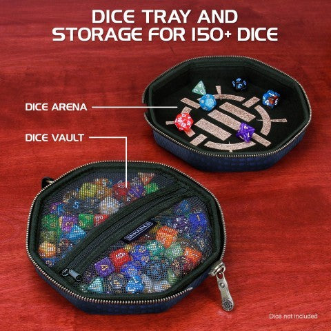 ENHANCE Tabletop Collector's Edition Dice Case Blue Dragon Scales