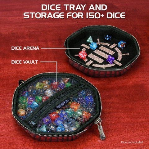 ENHANCE Tabletop Collector's Edition Dice Case Red Dragon Scales