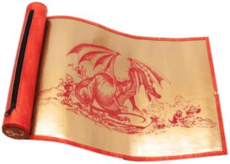 UP - 50th Anniversary Dice Scroll for Dungeons & Dragons