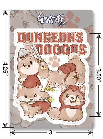 Dungeons & Doggos Sticker