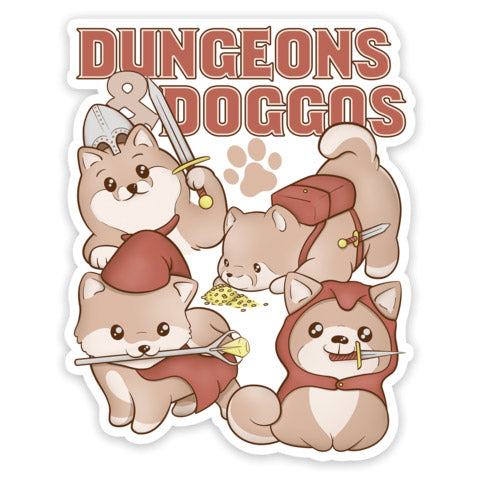 Dungeons & Doggos Sticker