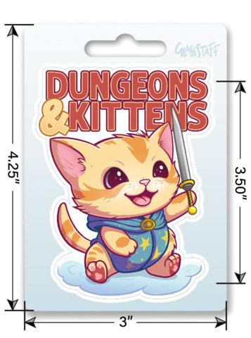 Dungeons & Kittens Sticker