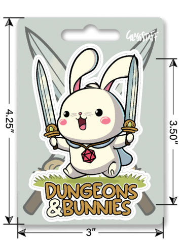 Dungeons and Bunnies Sticker