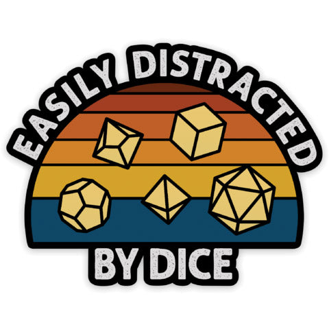 Easily Distracted Sticker