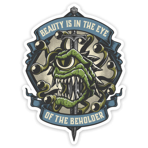 Eye of The Beholder Sticker