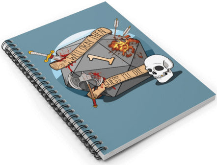 "Guess I'll Die" Notebook