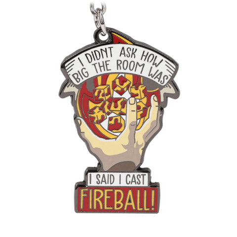 I Cast Fireball Keychain