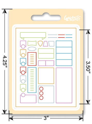 Minimal Character Sheet Sticker
