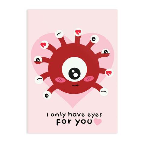 D&D Greeting Card "Only Eyes for You"