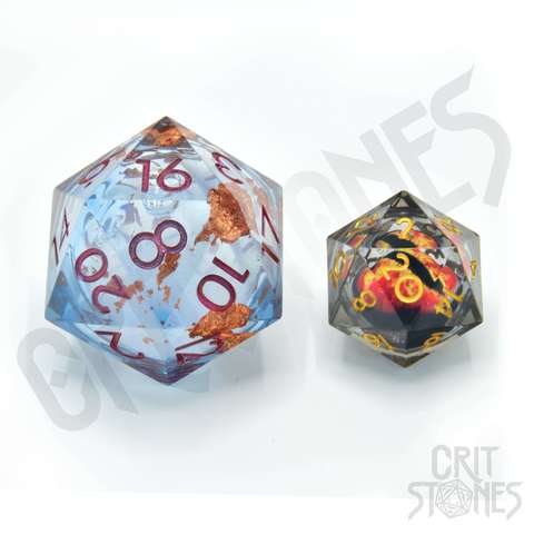 Dice "Seraphic Reverie" 33mm Liquid Core D20