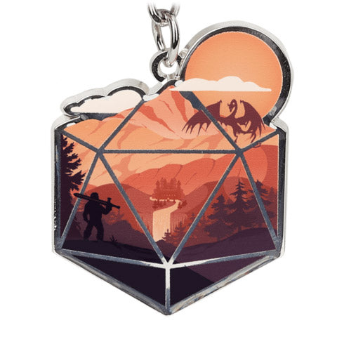 The D20 Hero Keychain