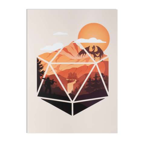 The D20 Hero Greeting Card