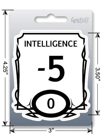 Stat Block Intelligence Sticker