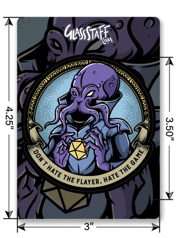 Don't Hate the Flayer Sticker