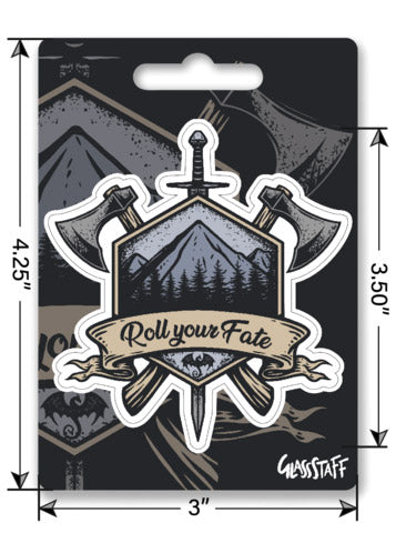 Roll Your Fate Sticker
