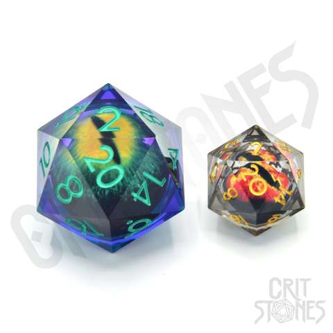 Forest Dragon's Gaze 33mm Floating Eye D20