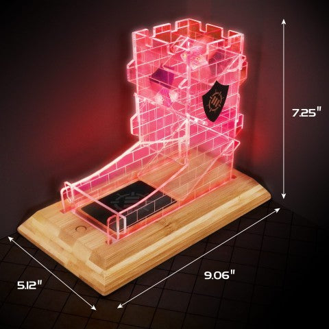 ENHANCE Tabletop LED Dice Tower and Dice Set