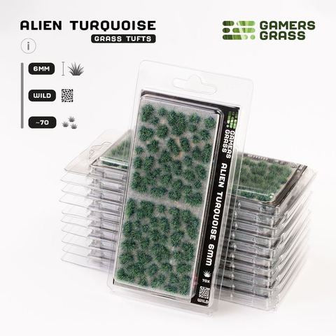 Alien Turquoise Tufts 6 mm - Wild
