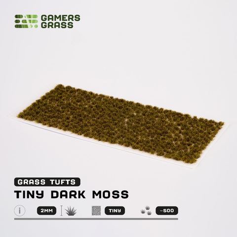 Tiny Tufts Dark Moss (2 mm)