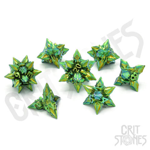 Unholy Bane Metal RPG Dice Set