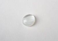 White Cateye Glass Stones