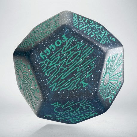 Viridian Jumbo Dice Weather Generator Die D12 Turquise