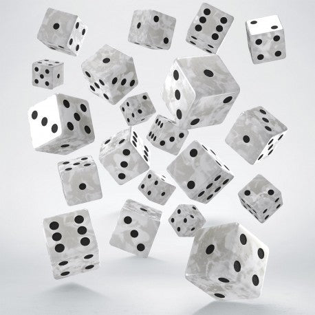 Q Workshop Dice Set Full Pack D6 Pearl (20)