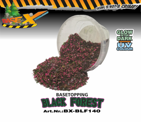 Base X Basetopping: BLACK FOREST (140ml) UV-Effect