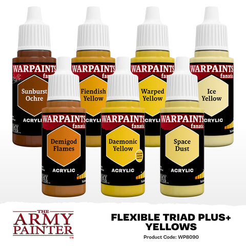 The Army Painter Warpaints Fanatic Flexible Triad PLUS+ – Yellows (7 Farben)