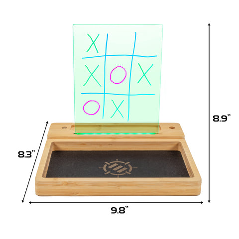 ENHANCE LED Writing Score Board & Dice Tray for Table Games - Dice Rolling Tray