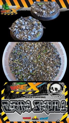 Base X Basetopping: GRIM SKULL (140ml) (resin skullz)