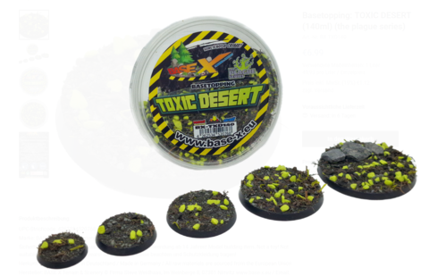 Base X Basetopping: TOXIC DESERT (140ml) (the plague series)
