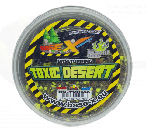 Base X Basetopping: TOXIC DESERT (140ml) (the plague series)