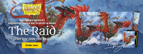 Dragon Shield Matte Dual Art Sleeves – Signature Series: The Raid by Ralph Horsley (100 Hüllen)