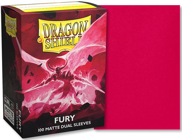 Dragon Shield Standard Sleeves - Dual Matte Fury (100 Sleeves)